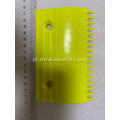 17 dentes placa de pente amarelo para escadas rolantes de hitachi